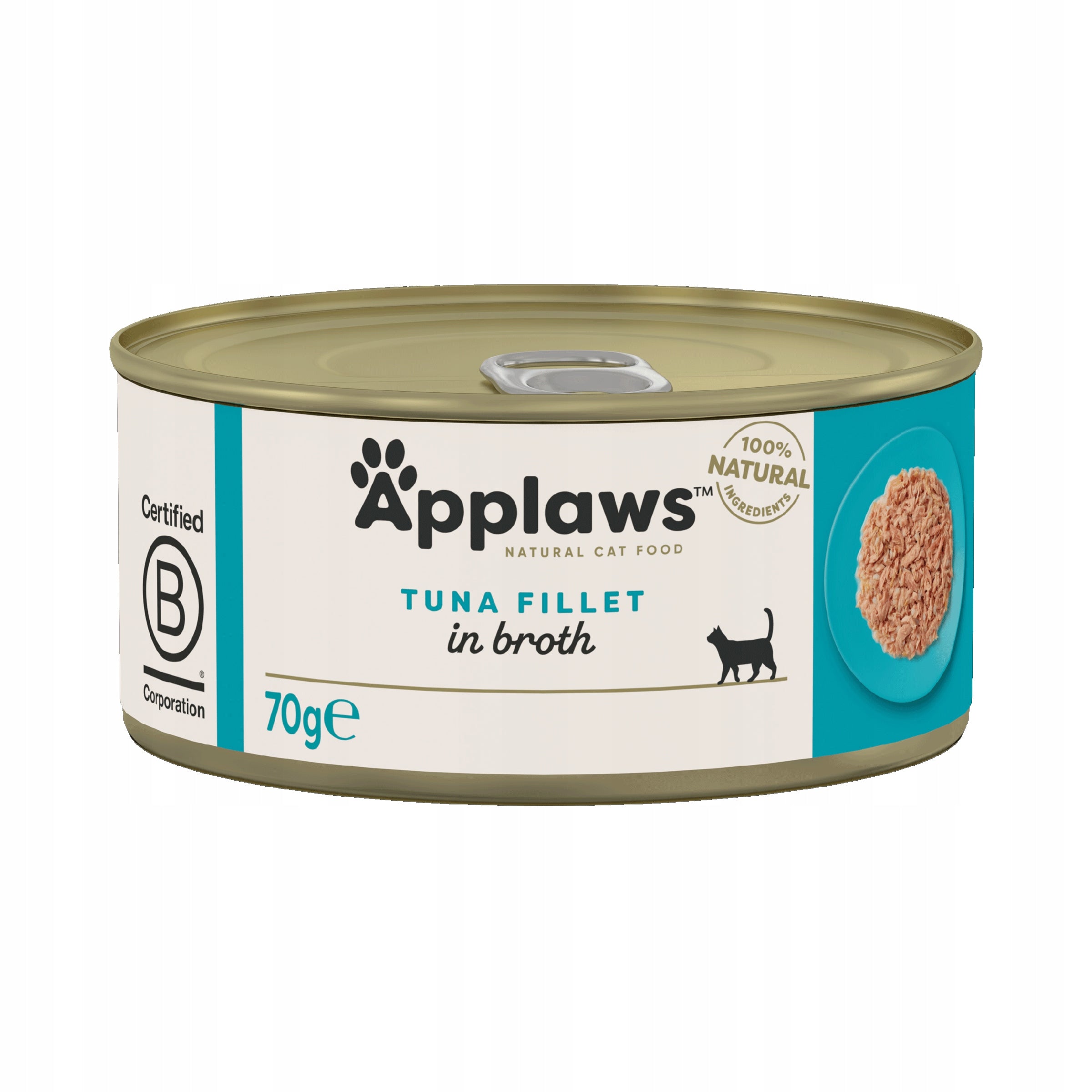 Applaws TUNA fillet in broth cat broth can 70g