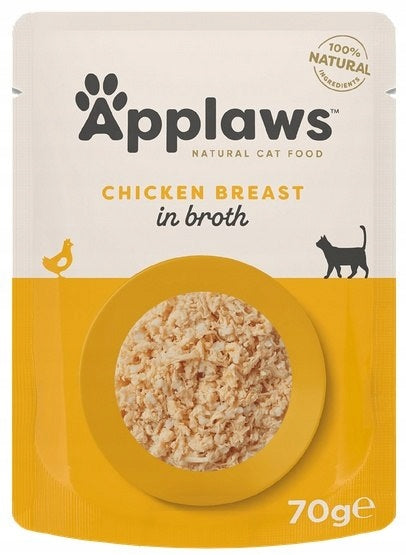 Applaws wet cat food chicken in broth 70g