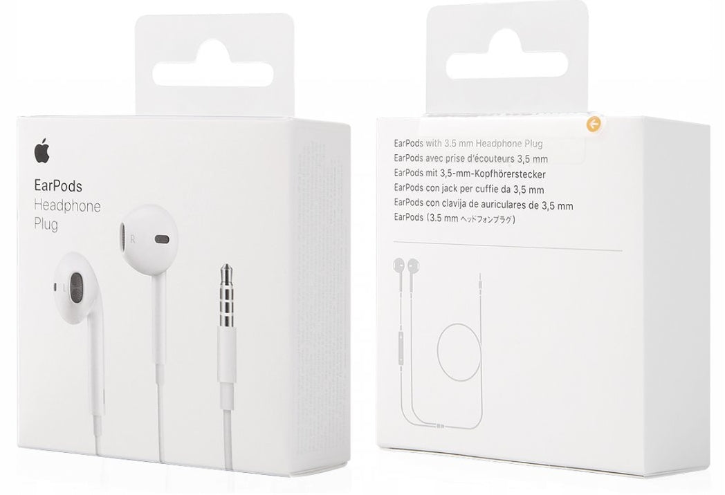 Apple Earpods Mini Jack 3.5MM In-Ear Headphones Wired MNHF2ZM/A White