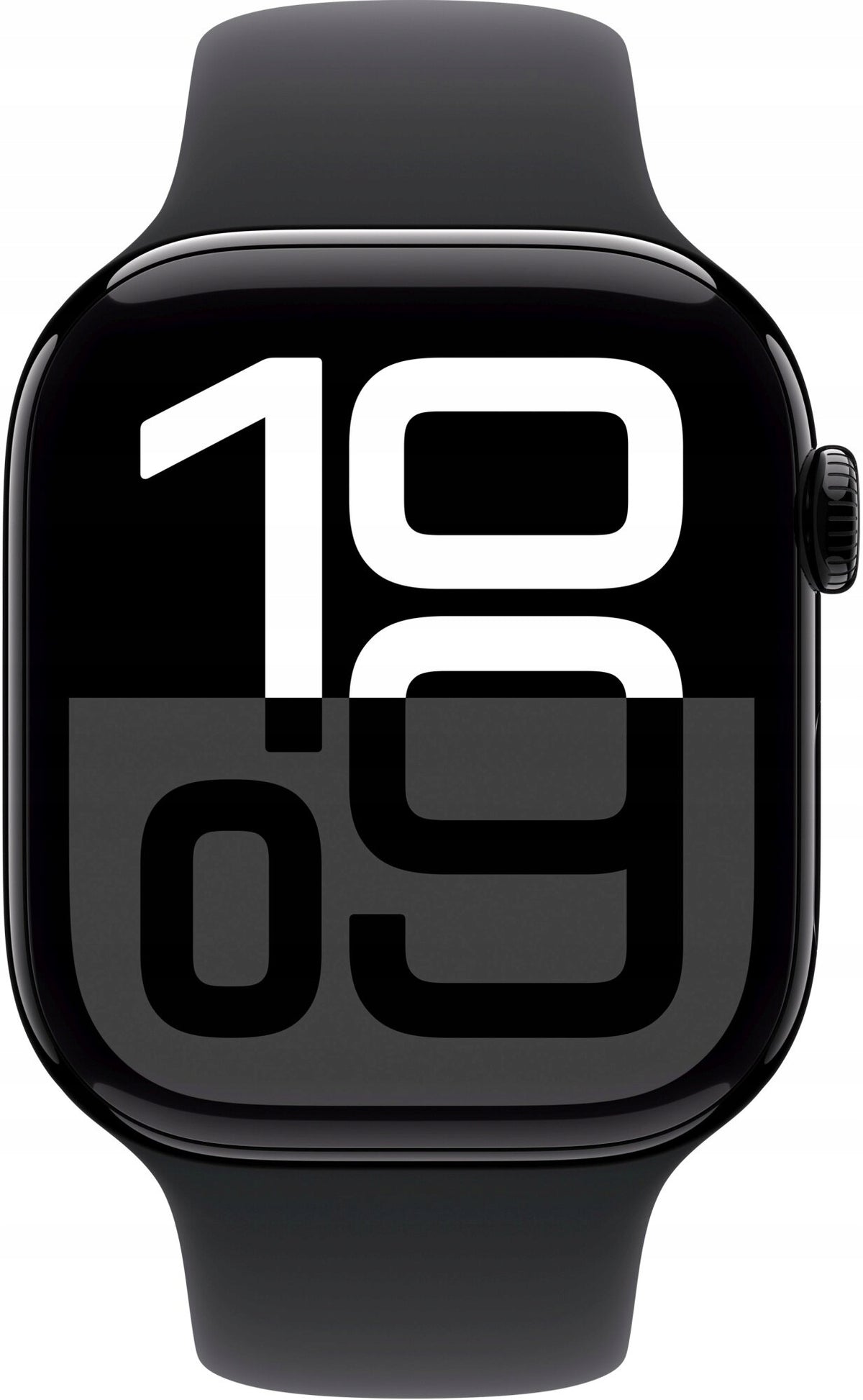Apple Watch 10 GPS 46mm aluminium case + sports strap M/L black Color black