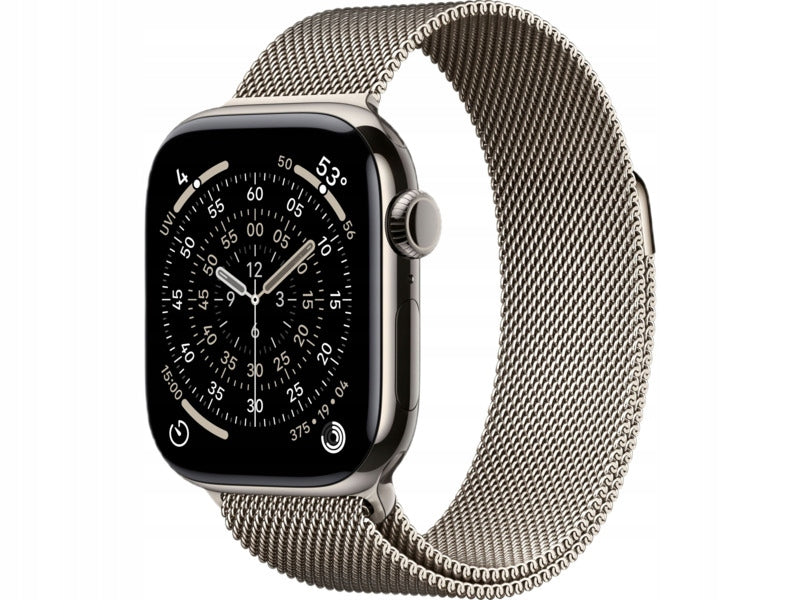 Apple Watch 11 GPS + Cellular 42mm Titanium Case Milan Bracelet