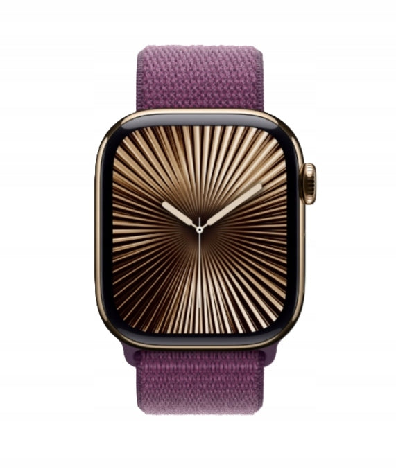 Apple Watch 42mm | Titanium Gold with Plum Sport Loop (S/L), GPS + Cellular EAN (GTIN) 195949561429