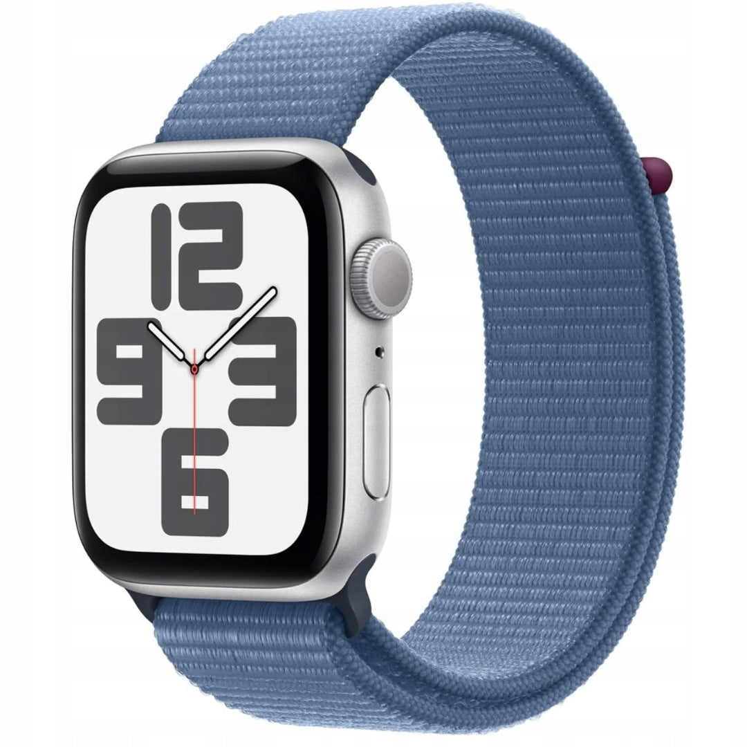 Apple Watch SE 2 GPS 44 mm S/M silver with Sport Loop band