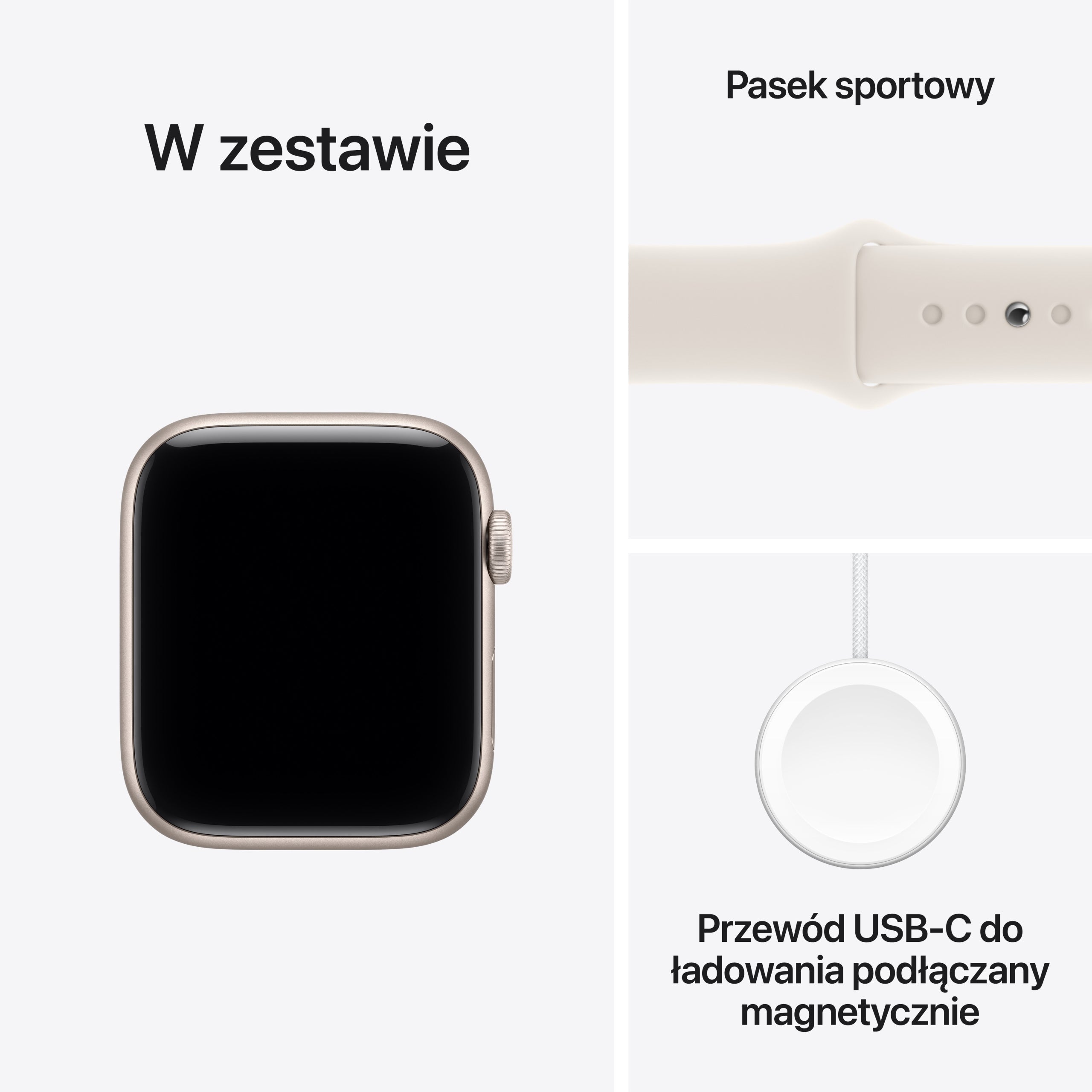 Apple Watch SE 3 GPS + Cellular 40mm Starlight Aluminum - S/M Packaging status original