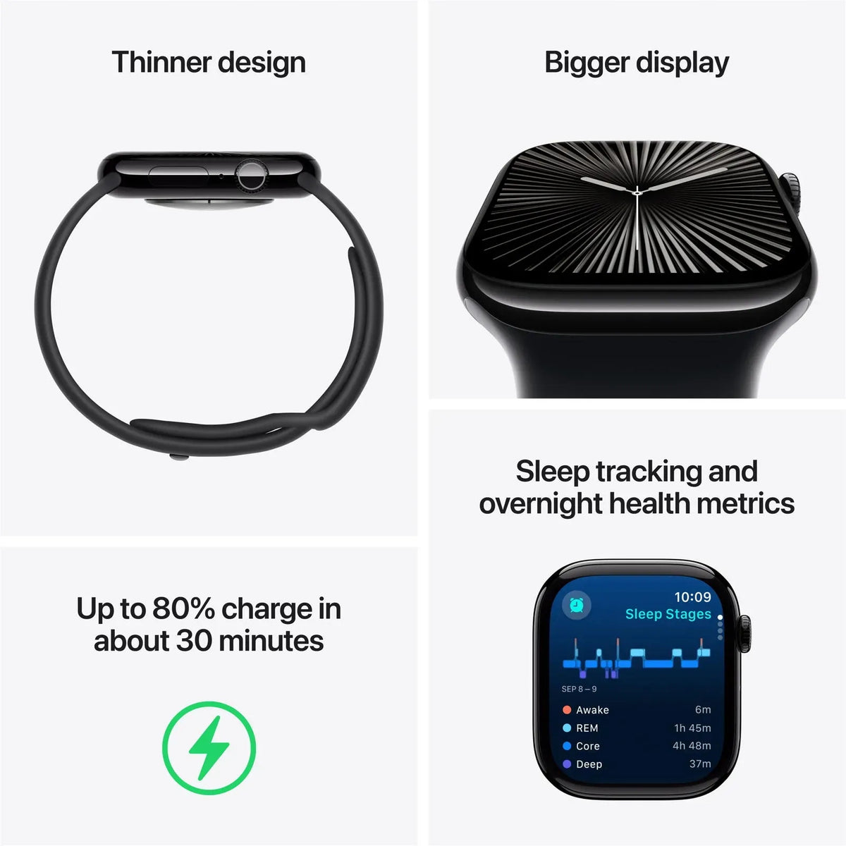 Apple Watch Series 10 (2024) GPS + Cellular 46 mm aluminium case Silver Packaging status original