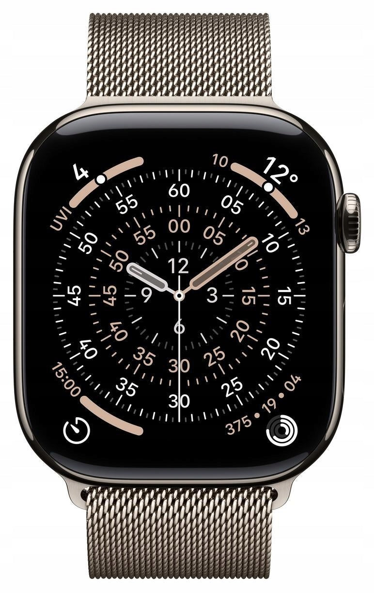 Apple Watch Series 11 GPS + Cellular 46mm Natural Titanium with Milanese Loop Packaging status original