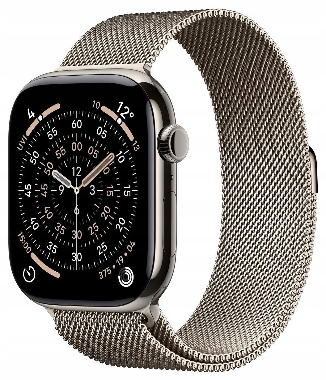 Apple Watch Series 11 GPS + Cellular 46mm Natural Titanium with Milanese Loop