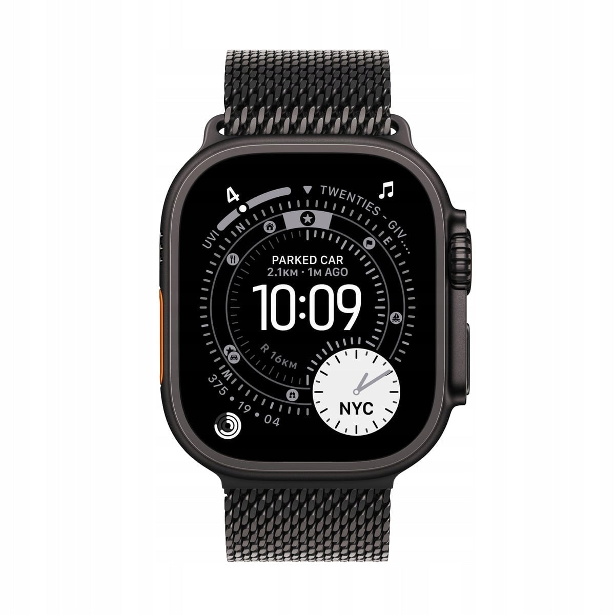 Apple Watch Ultra 3 49mm Black (Black Milanese Strap S) Packaging status original