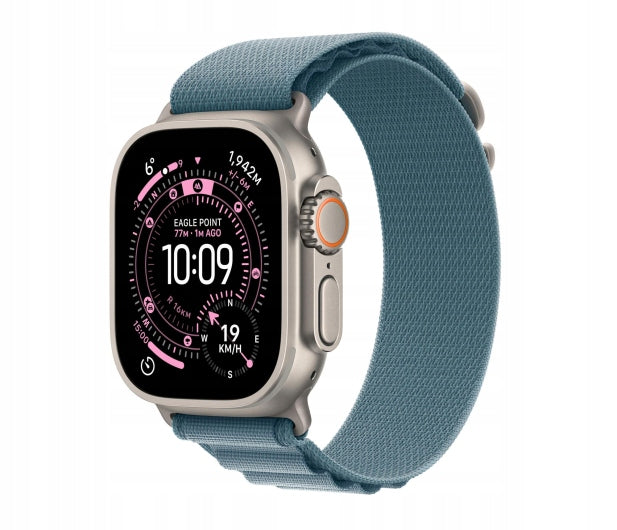 Apple Watch Ultra 3 Natural Titanium/Blue Alpine M 5G Band