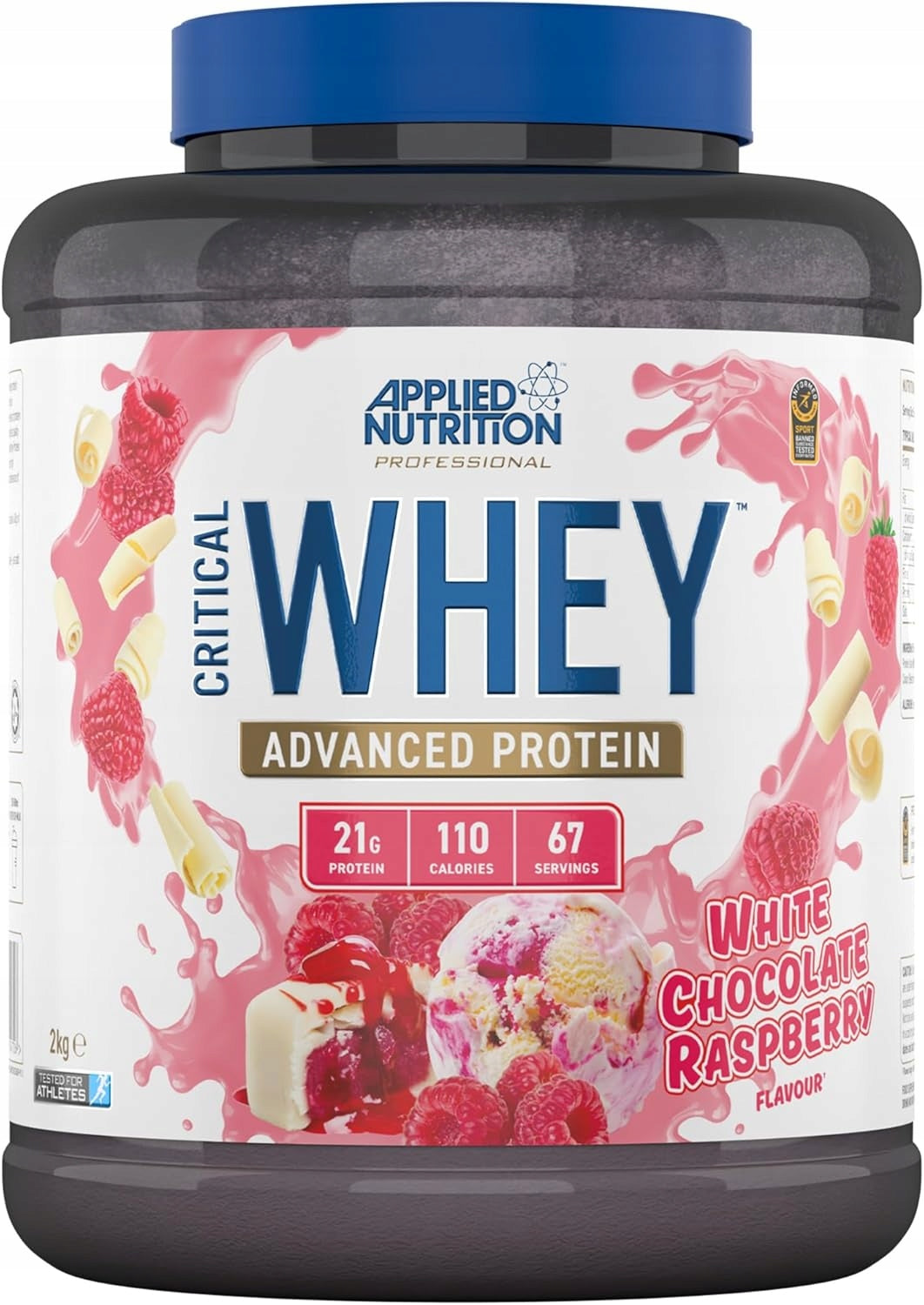Applied CRITICAL WHEY PROTEIN - 2000 g White chocolate raspberry WPC WPI WPH