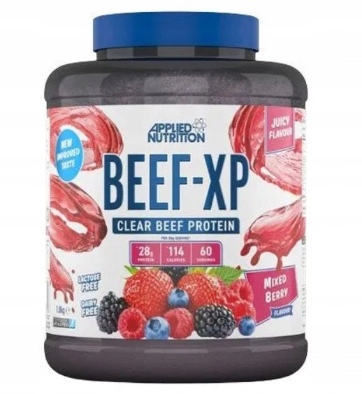 Applied Nutrition Beef Protein Beef-XP Forest Fruit Powder 1800g Expiration date at least 3 months from the date of purchase