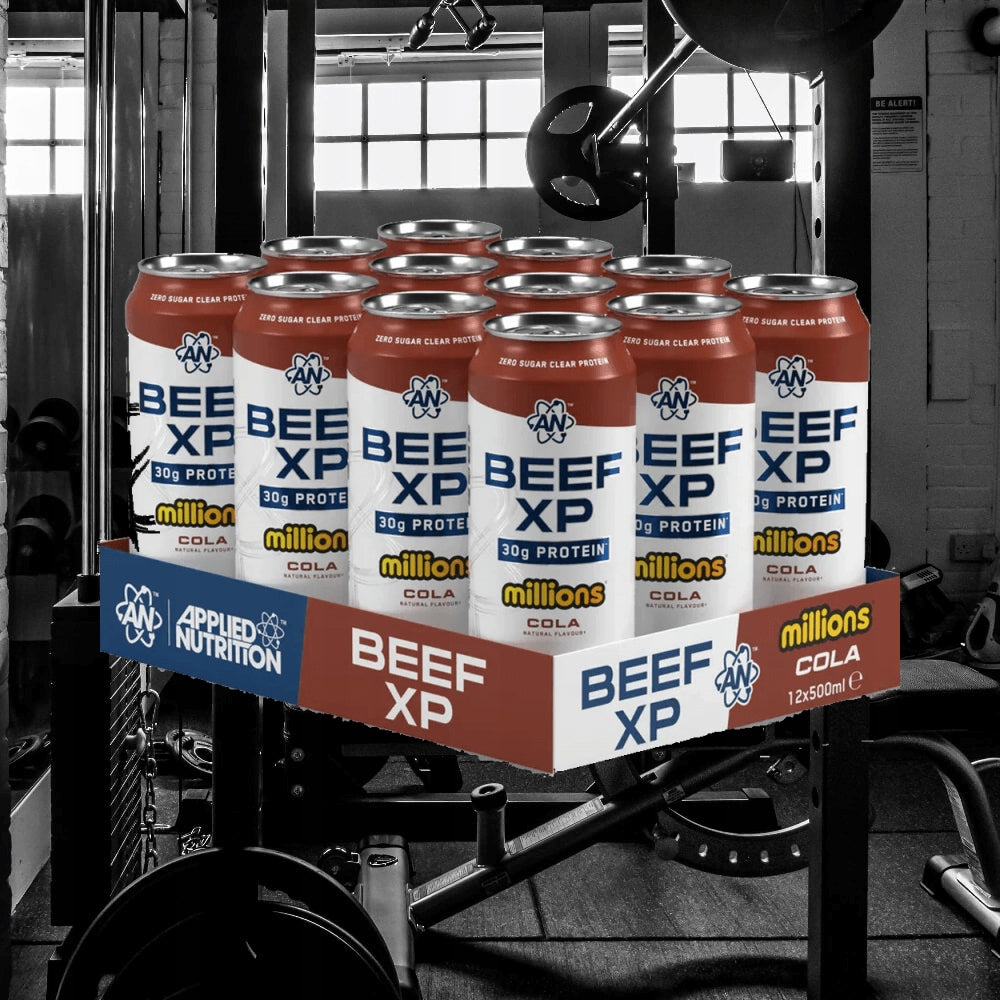 Applied Nutrition Beef XP Clear Protein Drink (12x500ml) Millions Cola Expiration date at least 3 months from the date of purchase