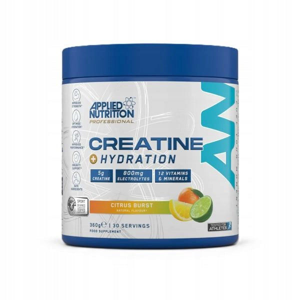 Applied Nutrition - Creatine + Hydration, Citrus Burst, Powder, 360 g