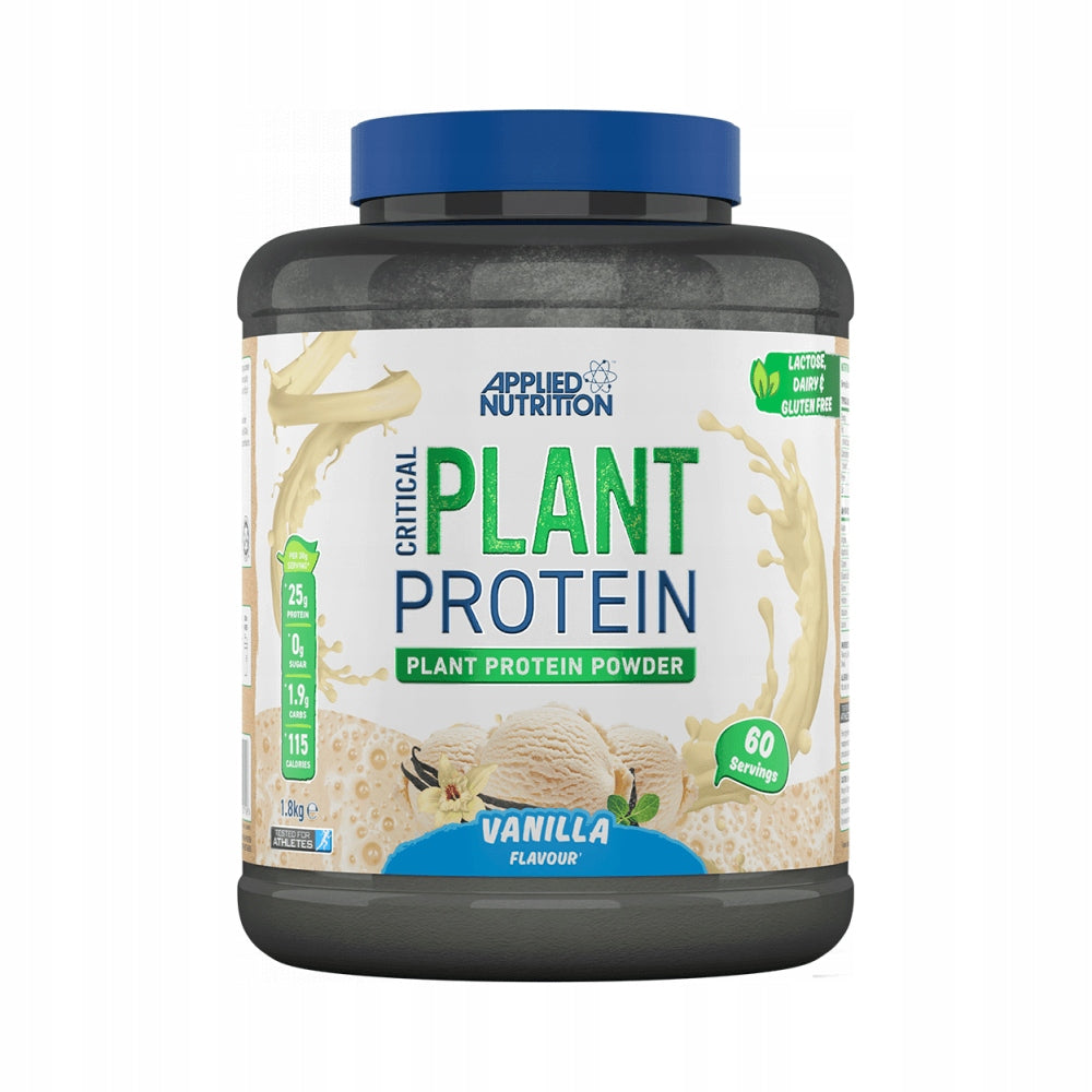 Applied Nutrition Critical Plant Protein 1800 g Vanilla Expiration date at least 3 months from the date of purchase