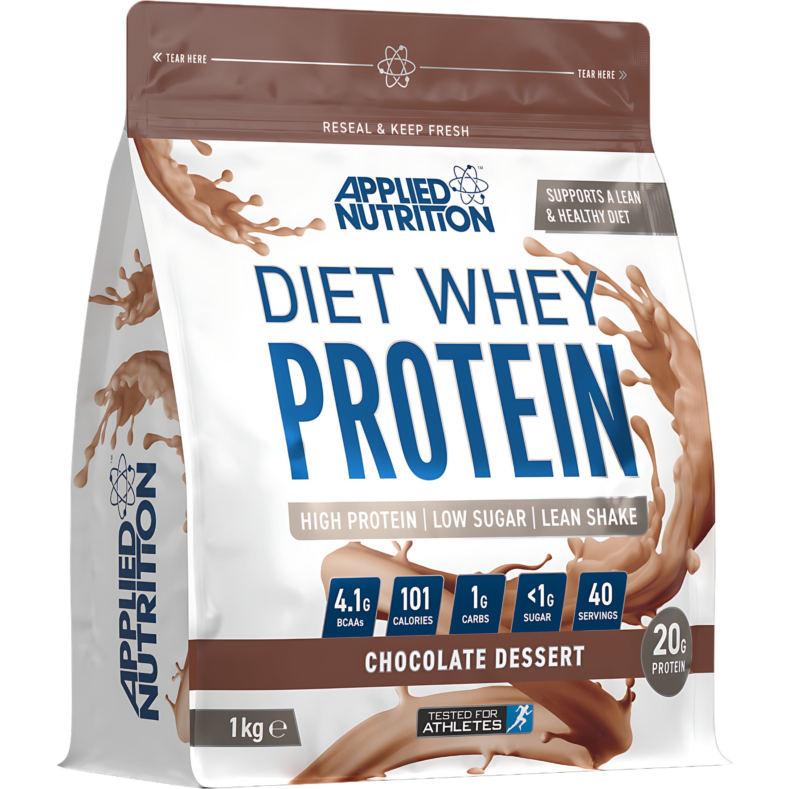 Applied Nutrition Diet Whey Protein 1000g Chocolate Expiration date at least 3 months from the date of purchase