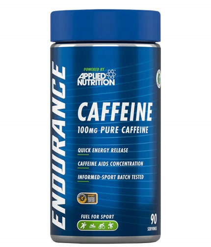 Applied Nutrition Endurance Caffeine, 100mg 90 kaps. Expiration date at least 3 months from the date of purchase