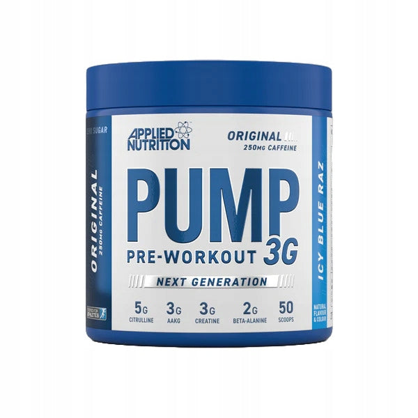 Applied Nutrition Pre-workout Pump 3G Pre-Workout Icy Blue Once 375g
