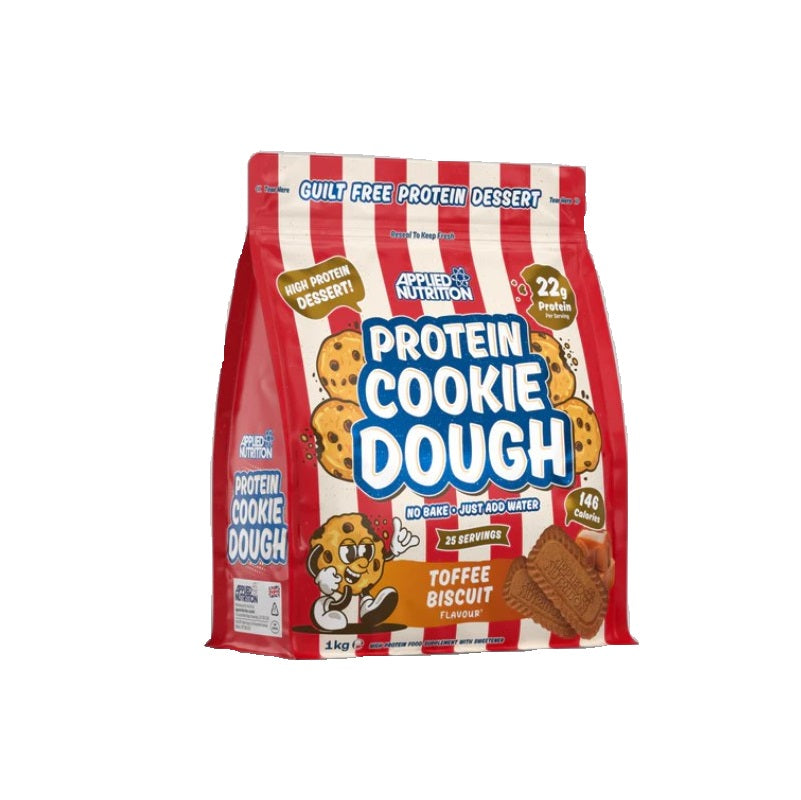 Applied Nutrition Protein Cookie Dough Dessert 1000 g Toffee Biscuit Expiration date at least 3 months from the date of purchase