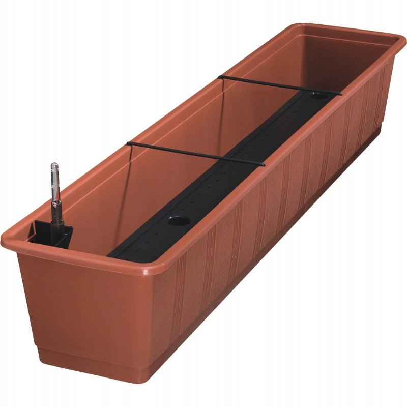 Aqua Green balcony box with irrigation 100 cm