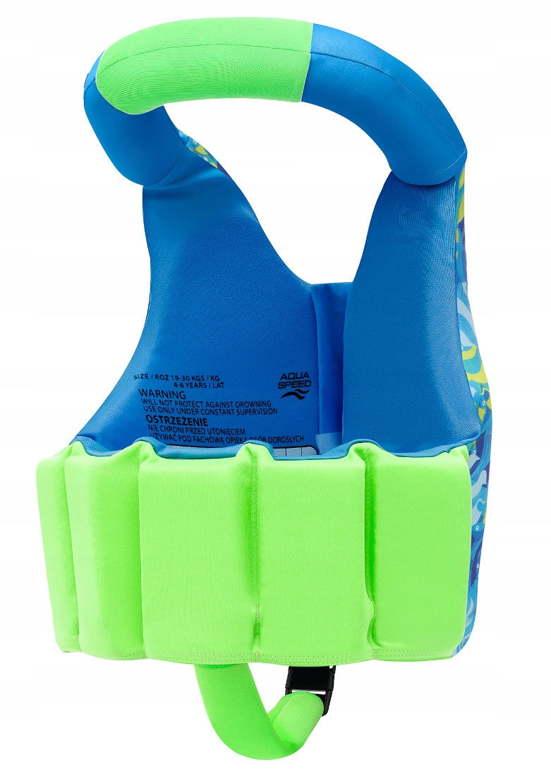 Aqua Pals Aqua Speed Roz M Children's Swimming Foam Vest Packaging status original