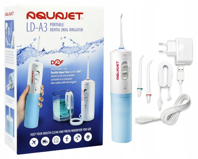 AquaJet LD-A3 Portable Aqua Jet Blue Irrigator