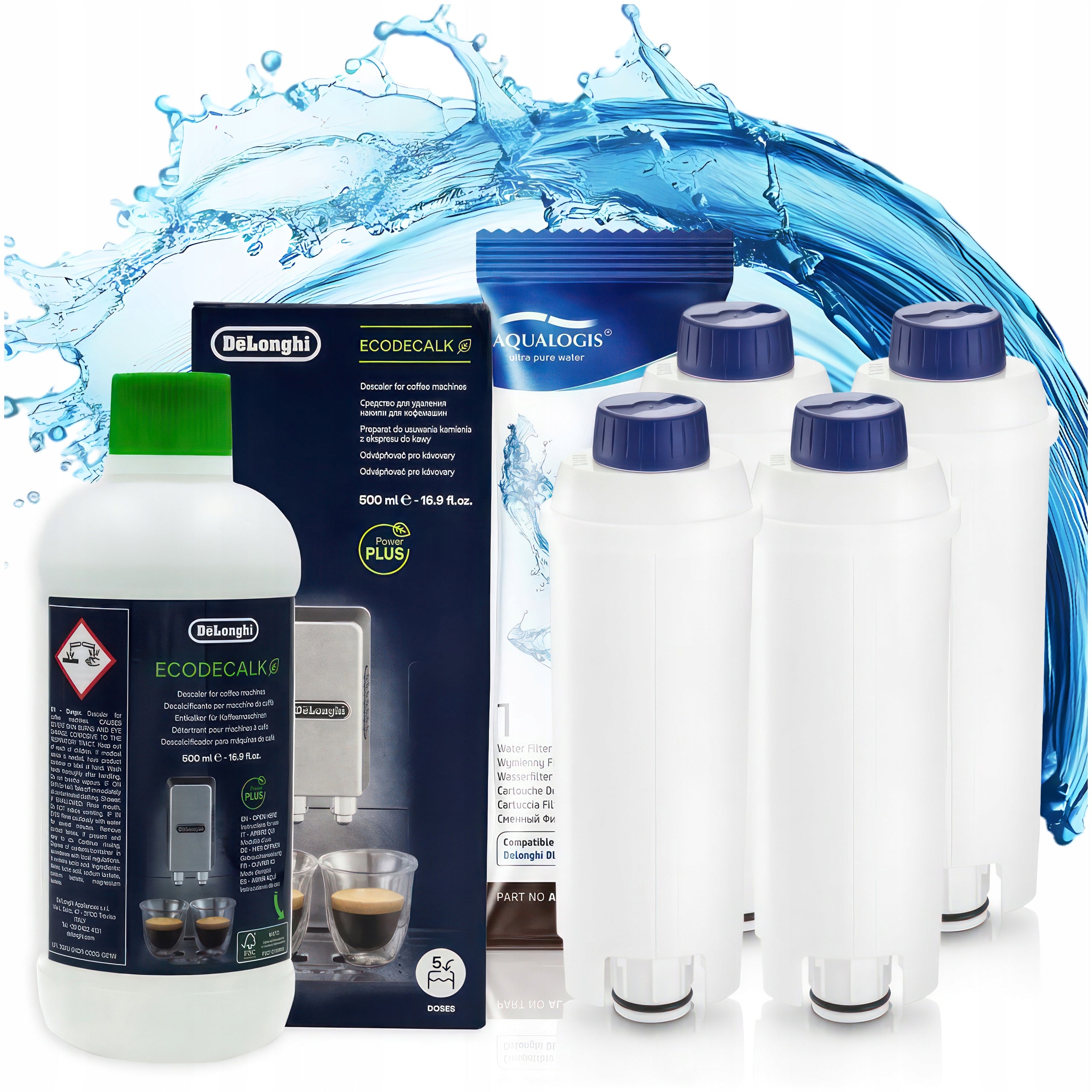Aqualogis AL-S002 + EcoDecalk Delonghi 500ml
