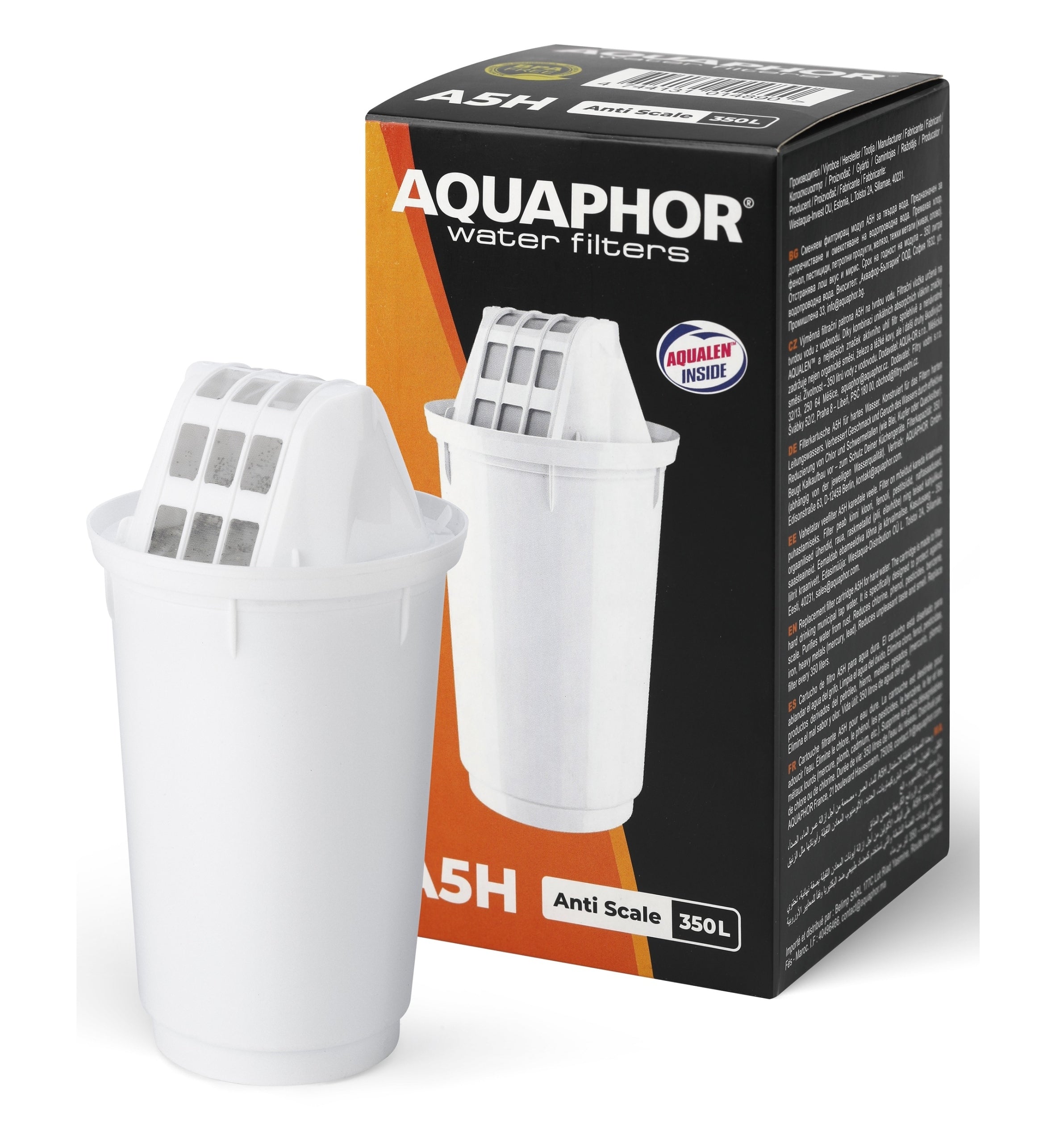 Aquaphor A5H - 12 Water Filter Cartridges, 350L, BPA Free Brand Aquaphor