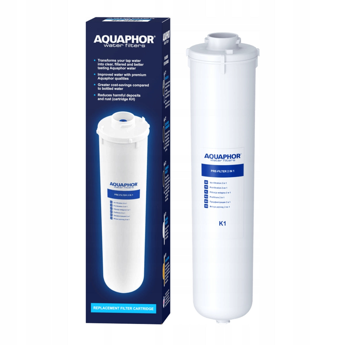 Aquaphor K1 CARBON FILTER with AQUALEN fiber Replacement cartridge for Morion