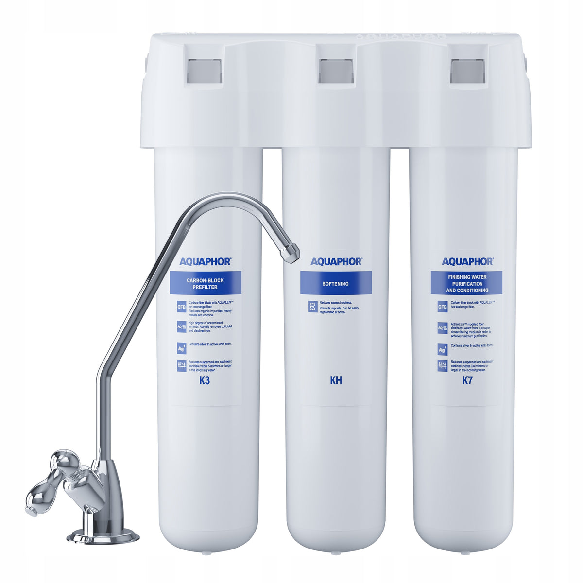 Aquaphor KH 3x Filter Cartridges for Water Softening K4 Brand Aquaphor