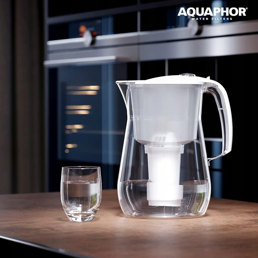 Aquaphor Provence 4.2 l filing jug with 2 refills. A5 Mg, white Product height 30 cm