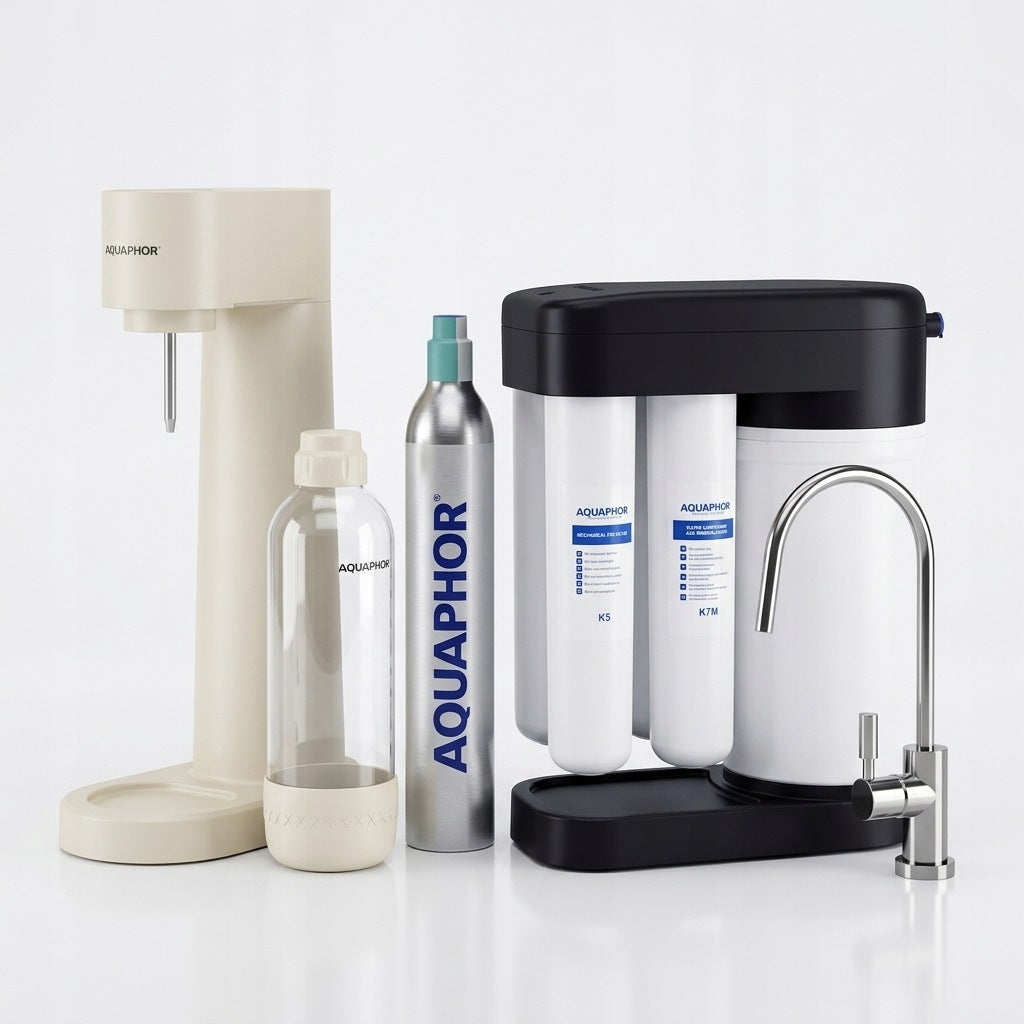 Aquaphor RO-102S Black Edition Reverse Osmosis + FREEBIE Saturator Primo