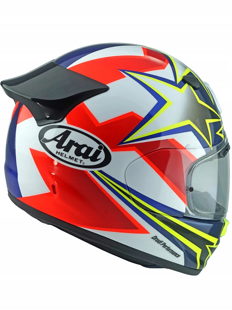 Arai Quantic STARS & STRIPES YELLOW helmet size M Manufacturer's catalog number QUANTIC 177_0312_03