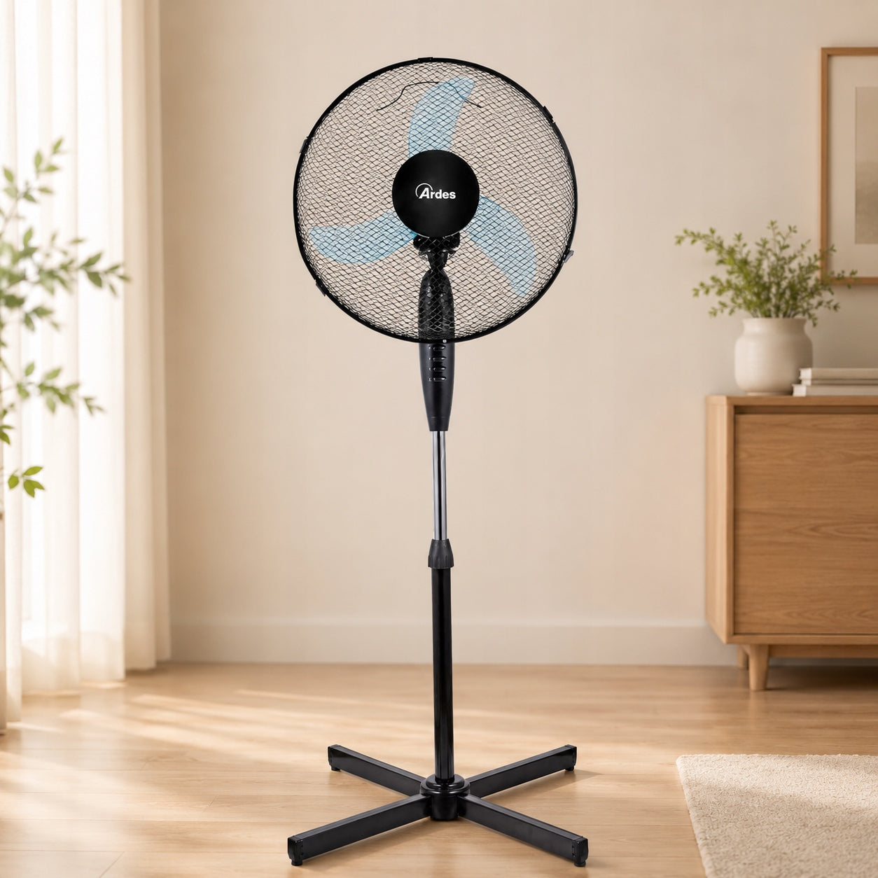 Ardes Penny AR5AM40P Standing Fan Adjustable Height Black Packaging status original