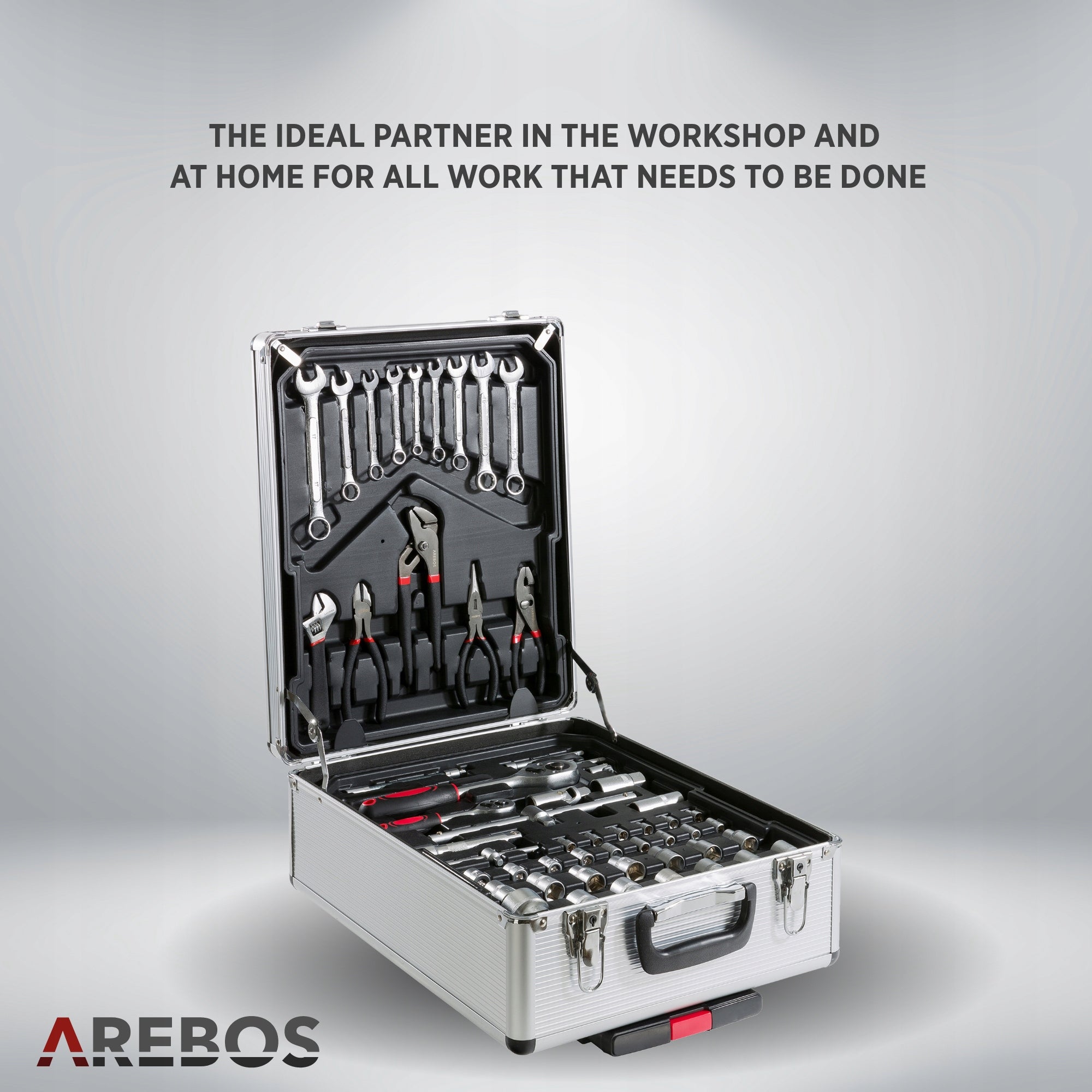 Arebos - Tool Box | 1200 pcs. Manufacturer code AR-HE-WK1200
