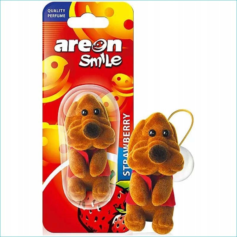 Areon Car Fragrance Plush Toy / Strawberry