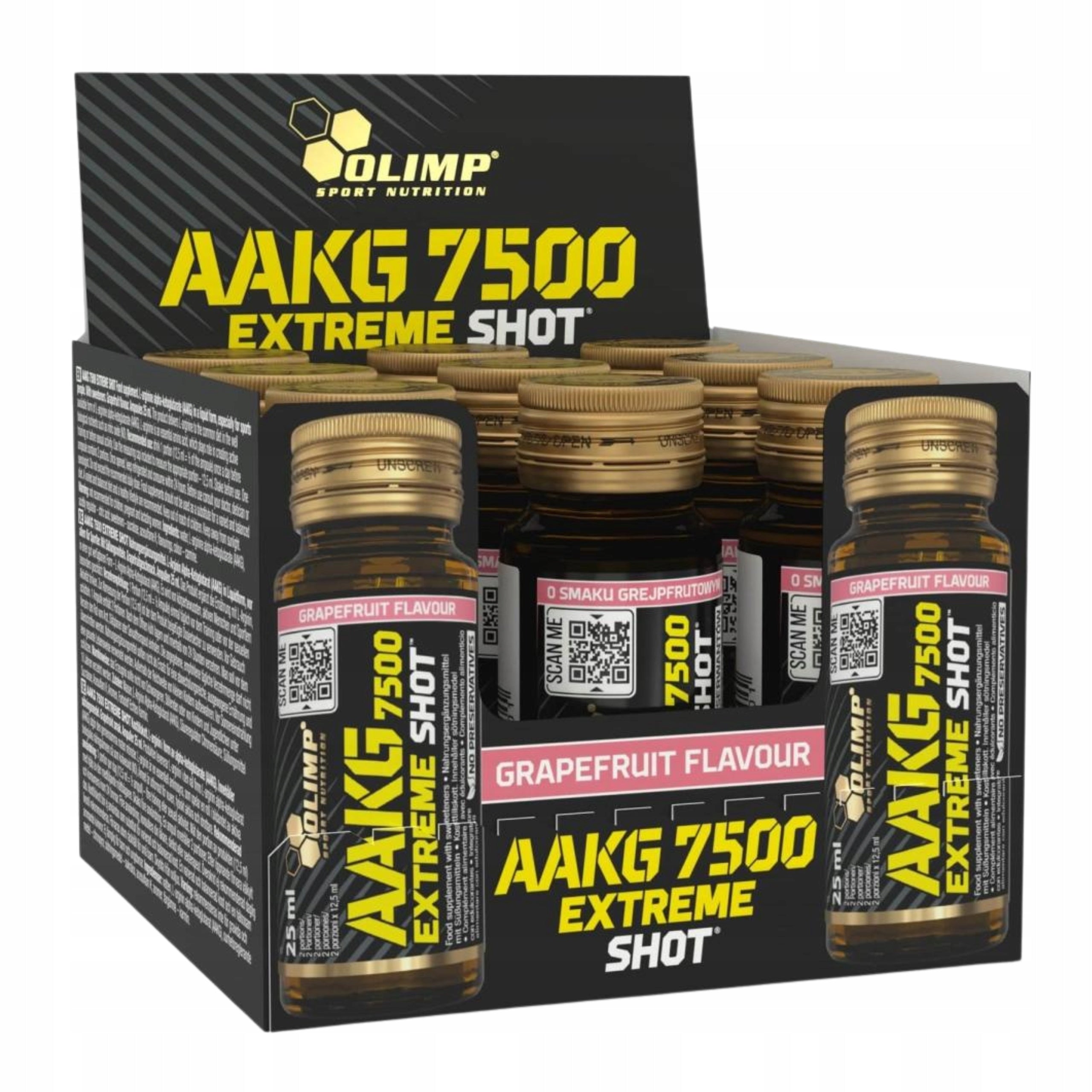 Arginine OLIMP AAKG 7500 Shot 9x25ml Grapefruit Muscle Pump Strength