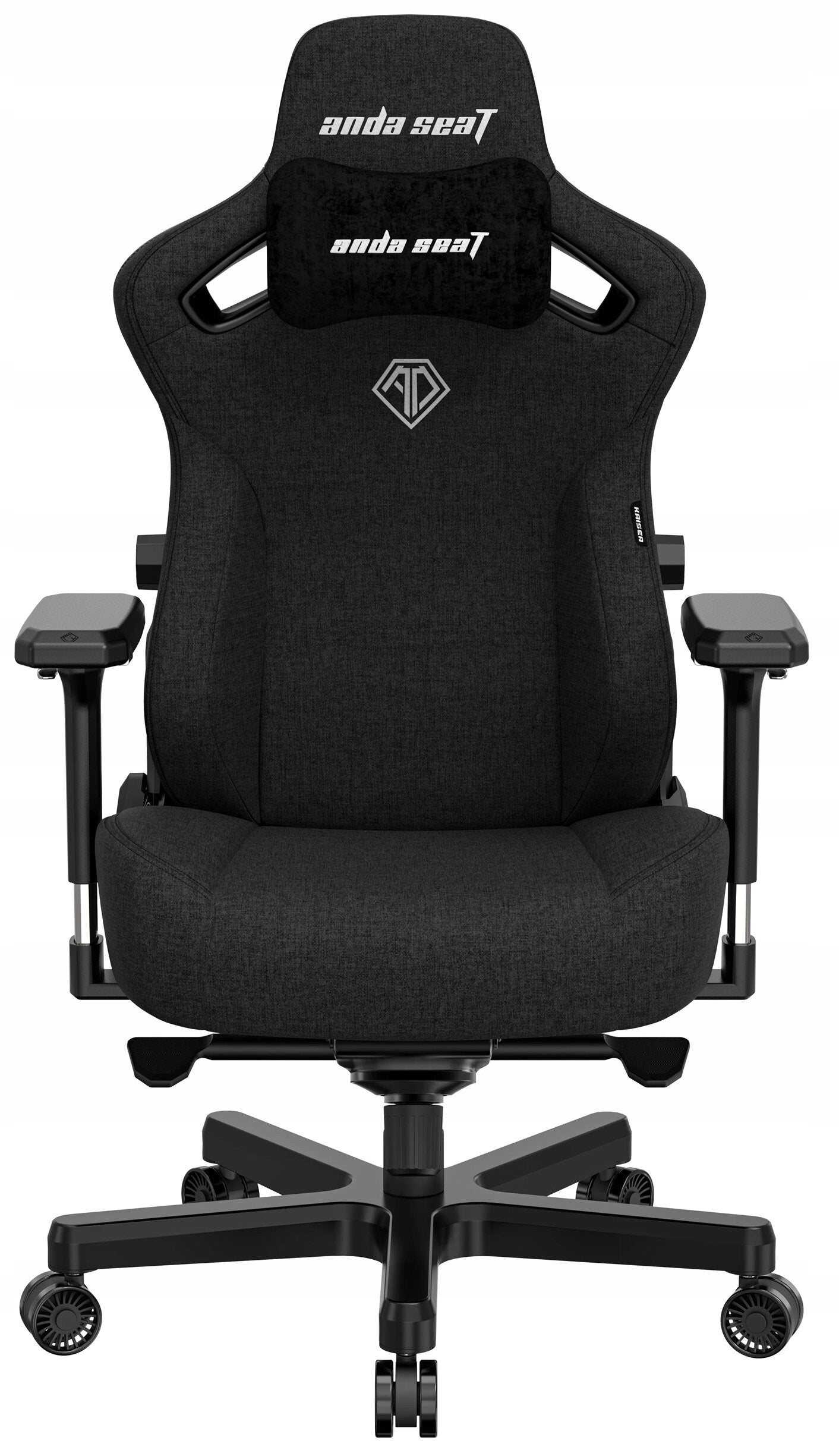 Armchair ANDA SEAT Kaiser 3 L Black Fabric Brand Anda Seat