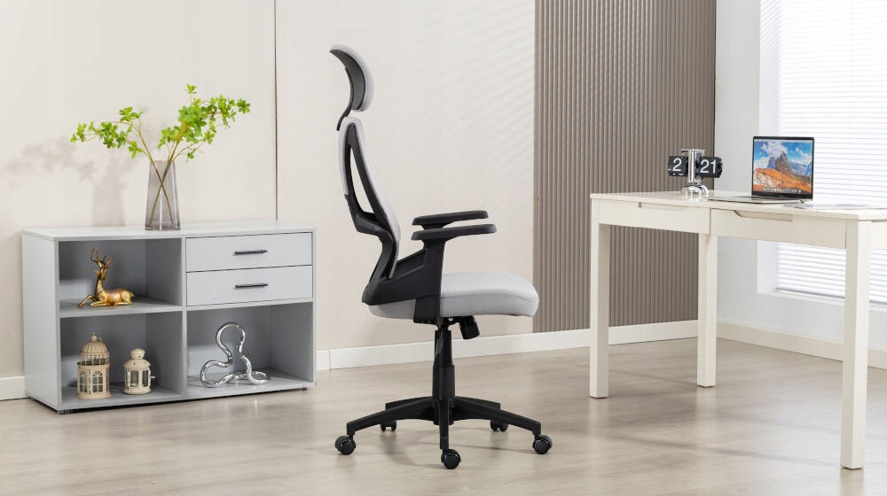 Armchair COBRA Office One HF305GY Grey Furniture depth 60 cm