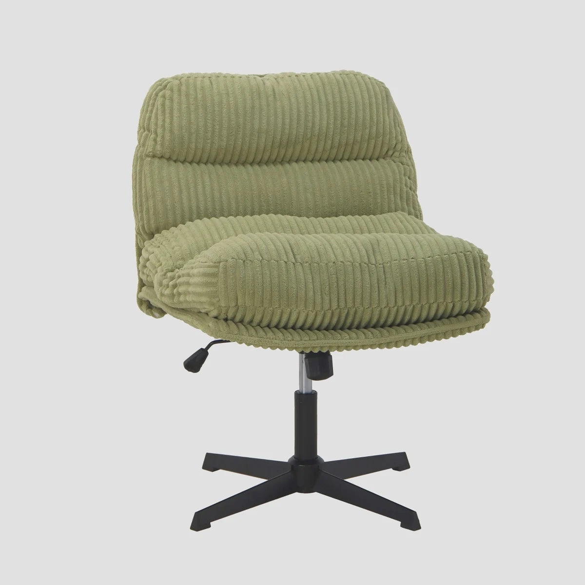 Armchair CORDIVO corduroy swivel olive 66x71x83 cm HOMLA Packaging status original