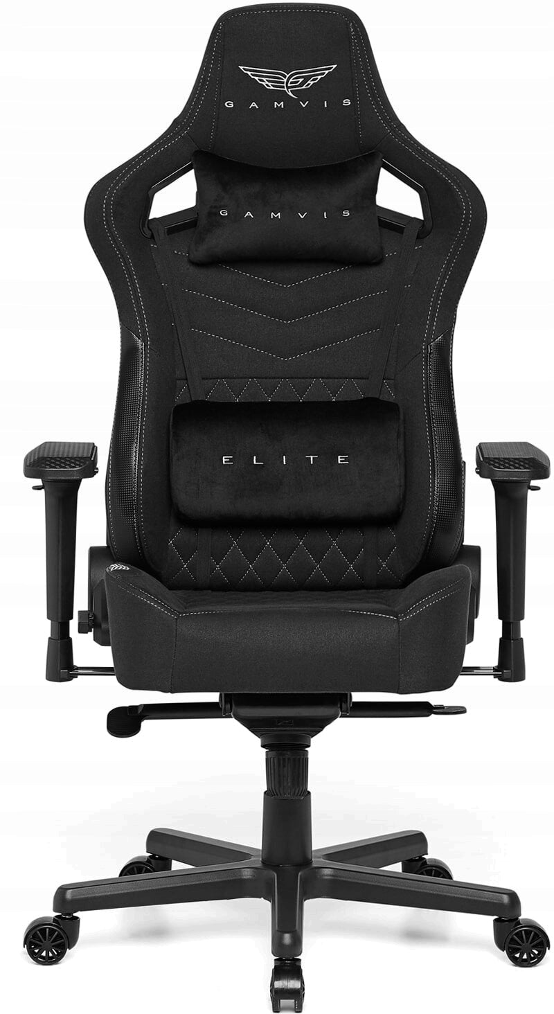 Armchair GAMVIS Elite 2.0 Pro XL Black (white elements) Model Elite 2.0 XL