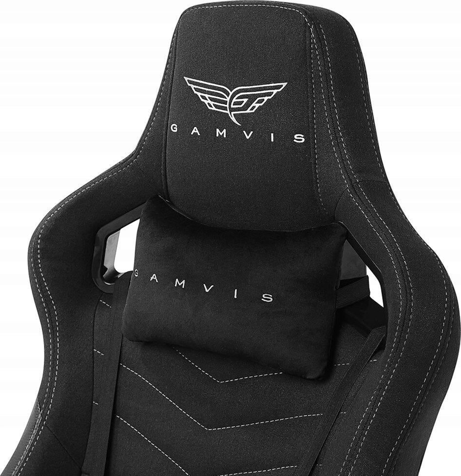 Armchair GAMVIS Elite 2.0 Pro XL Black (white elements) Product weight with unit packaging 30 kg