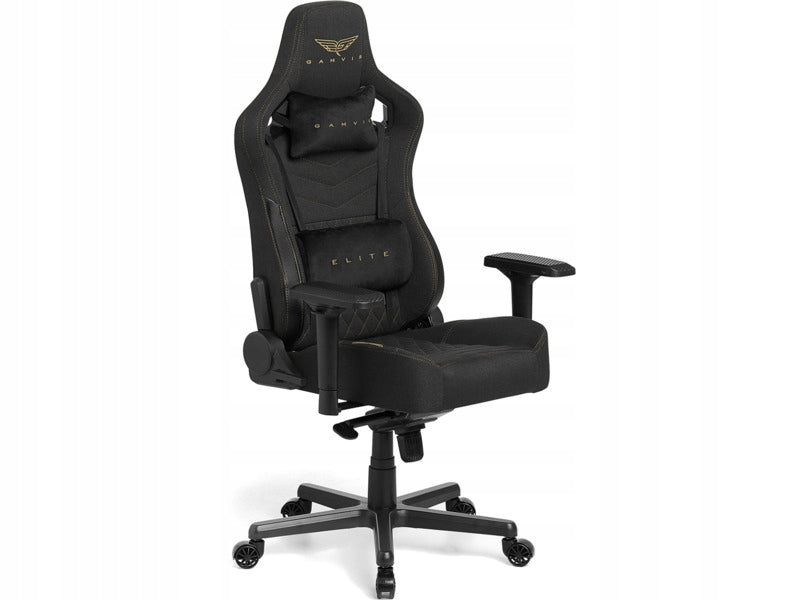 Armchair GAMVIS Elite 2.0 Pro XL Fabric Black (gold elements)