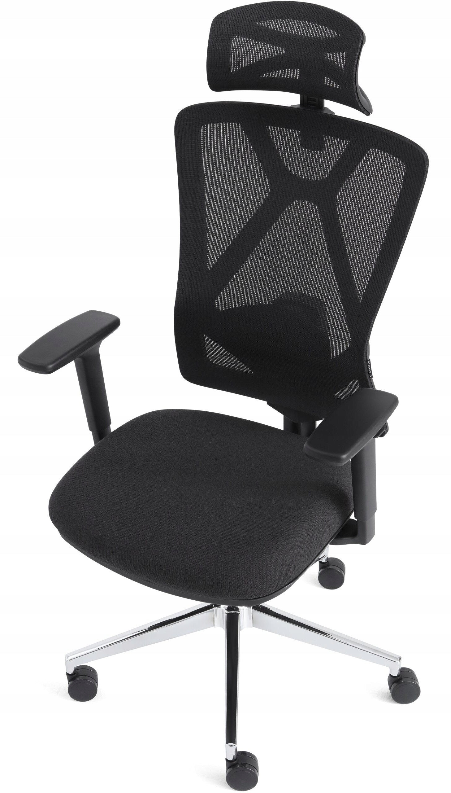 Armchair GAMVIS ErgoMaster XL Black Furniture depth 70 cm