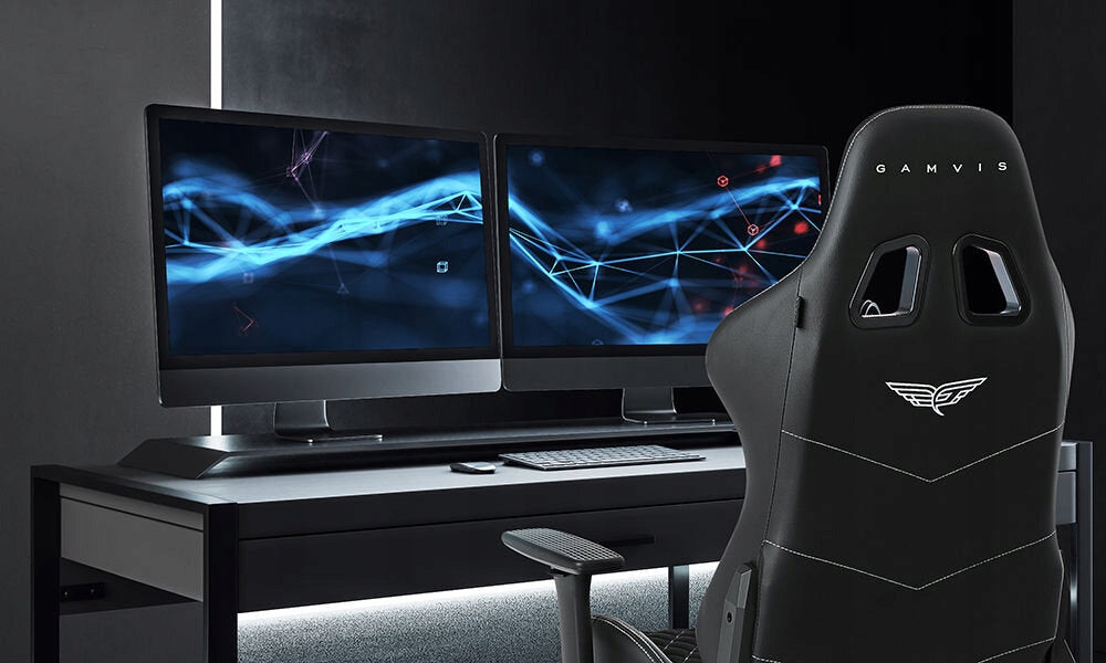 Armchair GAMVIS Phantom Large Black (gold elements) Model Phantom
