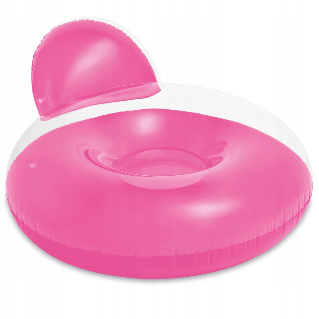 Armchair Sun Lounger Swimming Pool Wheel for Beaches INTEX 58889 PINK