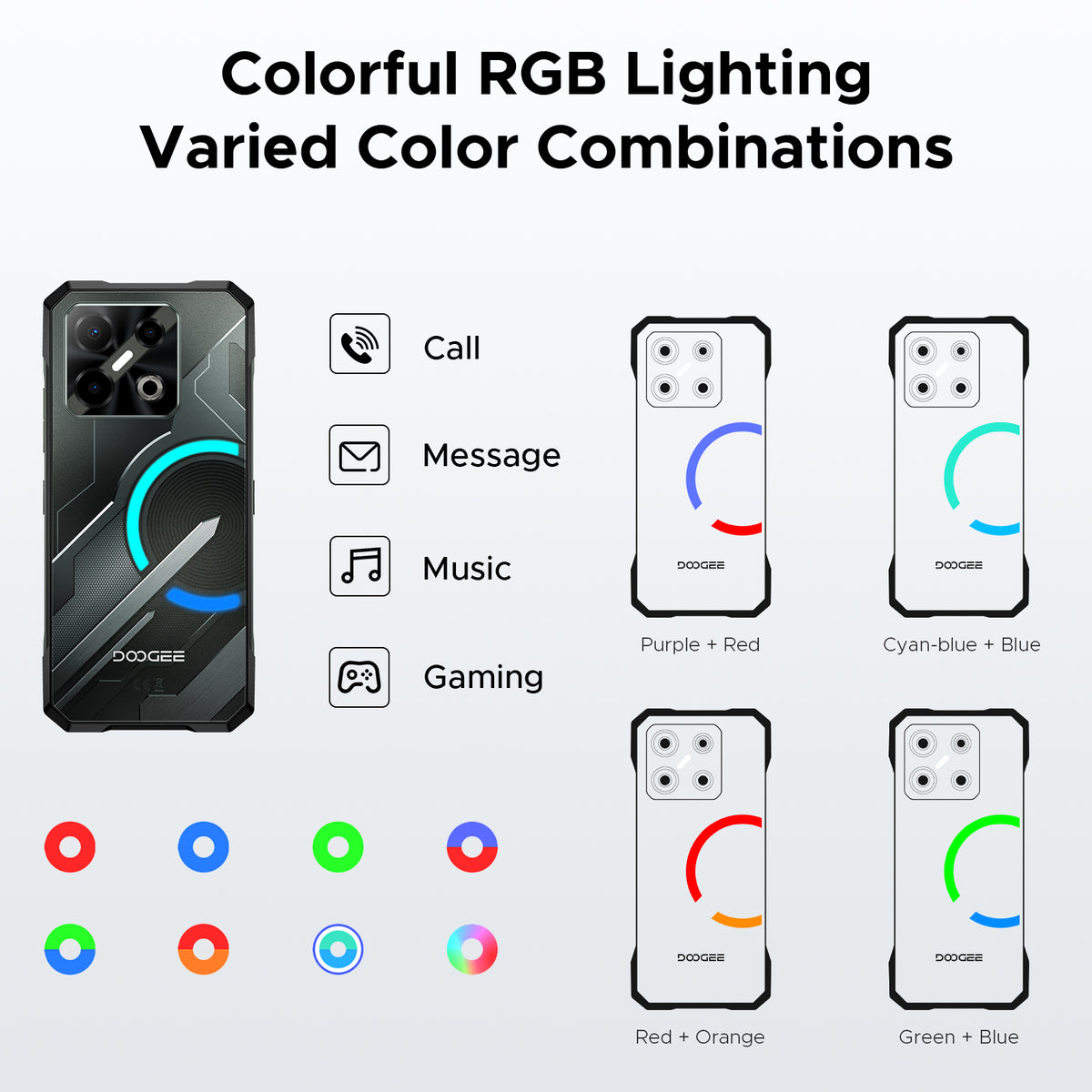 Armored Smartphone 5G Android DOOGEE BladeGTPLAY 20+256GB 120Hz/LED/NFC/50MP Manufacturer code 6923740266779
