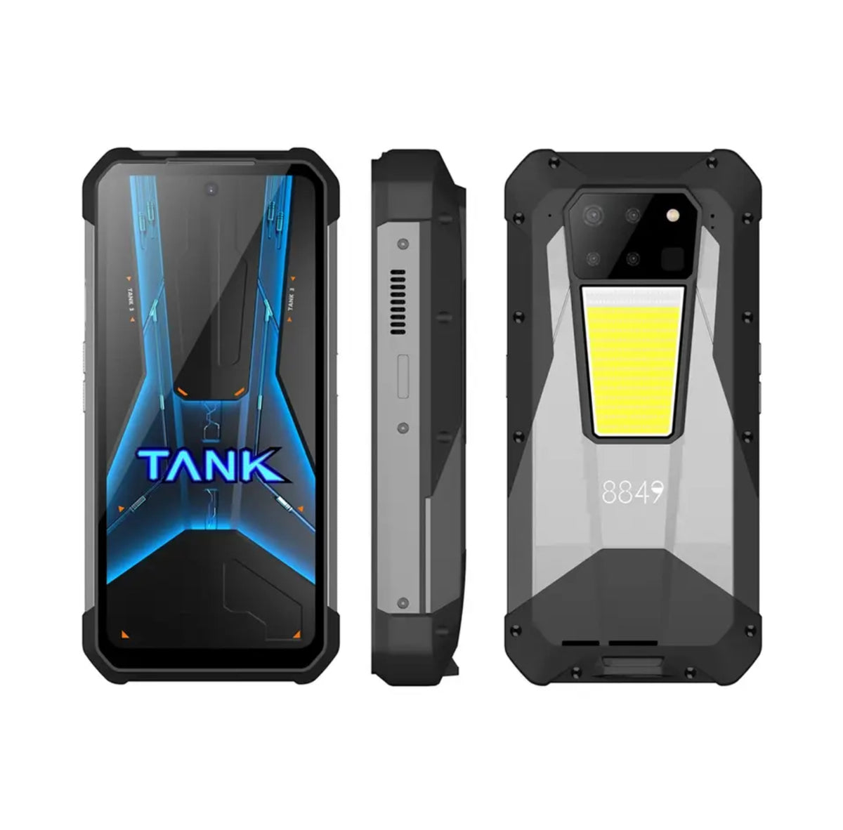 Armored Unihertz Tank 3 16/512GB 23800mAh 120W Night Vision Rangefinder 200MP Charger included yes