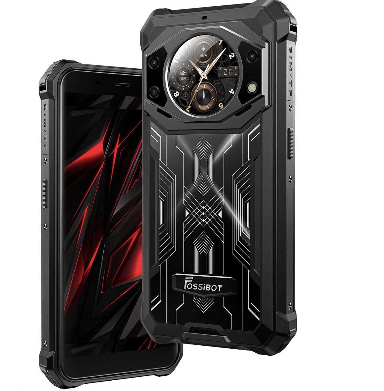 Armored smartphone FOSSiBOT F101 Pro 8 GB / 128 GB 4G (LTE) NFC black Manufacturer code FOSS101PRO