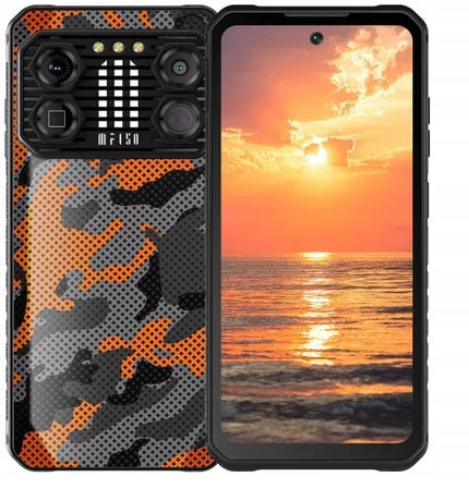 Armored smartphone IIIF150 B2 Pro 12/256GB 6,8" FHD night vision 4G orange Headphones included no