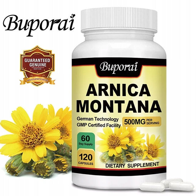 Arnica Montana 500mg -Reliever for swelling and bruising, anti-inflammatory support... EAN (GTIN) 074283234735